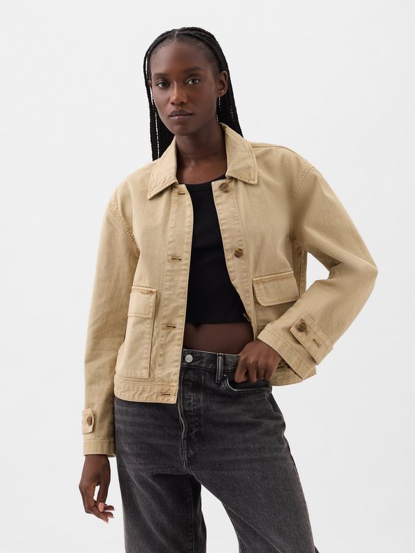 GAP Beige women's relaxed jacket GAP