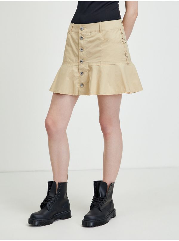 Diesel Beige women's short skirt Diesel Beth - Women