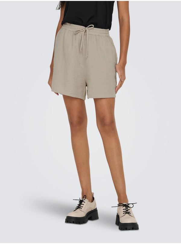 Only Beige women's shorts ONLY Thyra