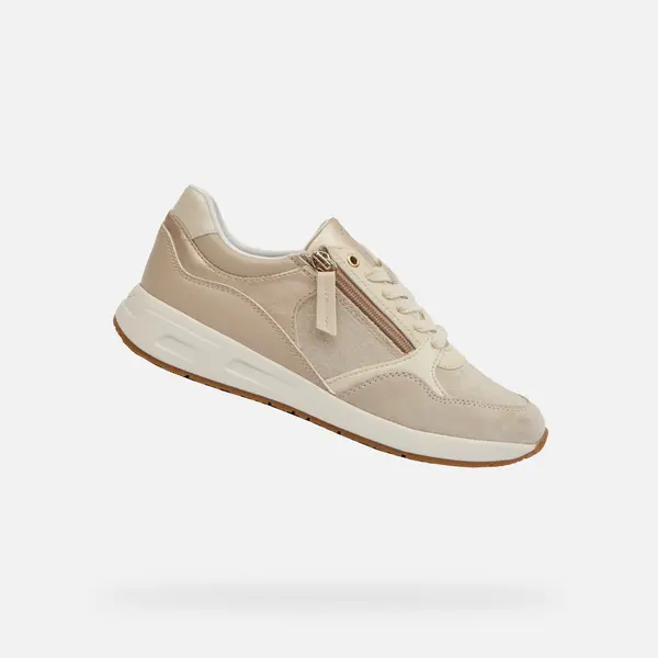 GEOX Beige women's sneakers Geox Bulmya - Women's