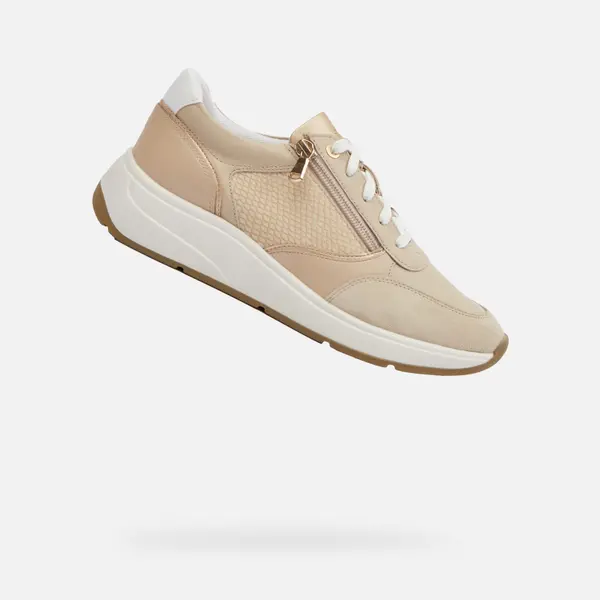 GEOX Beige women's sneakers Geox Cristael - Women's