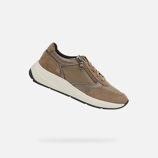 GEOX Beige women's sneakers Geox Cristael - Women's