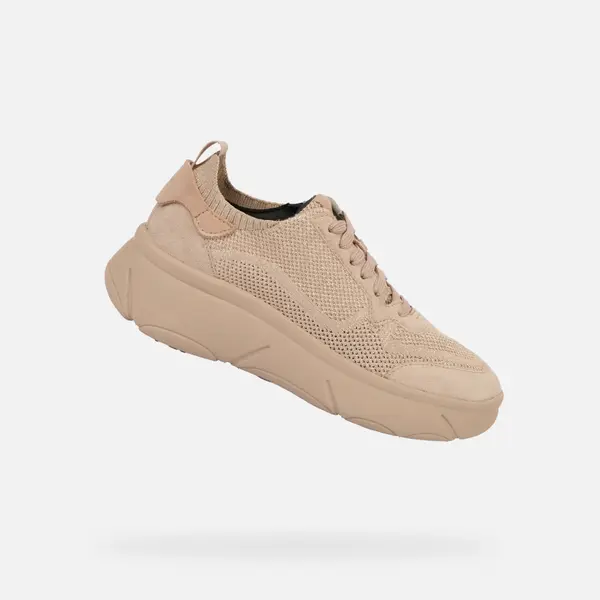 GEOX Beige women's sneakers Geox Nebula 2.0 X - Women's