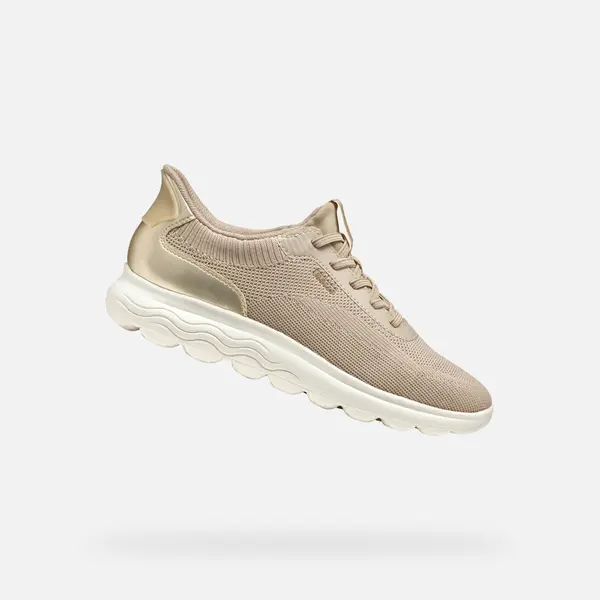 GEOX Beige women's sneakers Geox Spherica Plus - Women's