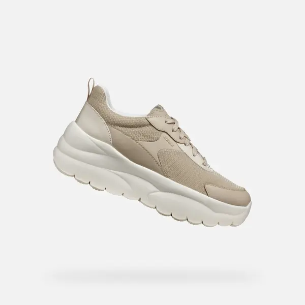 GEOX Beige women's sneakers Geox Xtors - Women's