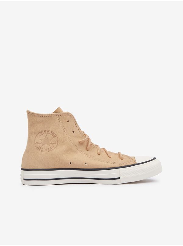 Converse Beige Women's Suede Ankle Sneakers Converse Chuck Taylor A - Women's