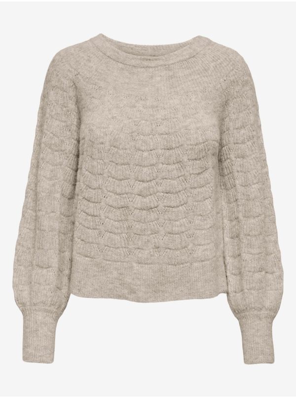 JDY Beige women's sweater JDY Noora - Women