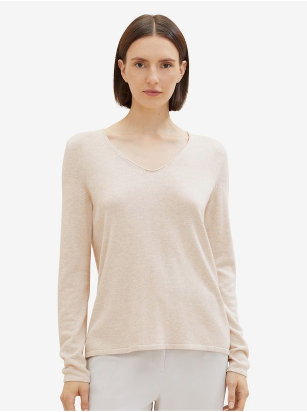 Tom Tailor Beige women's sweater Tom Tailor - Women's