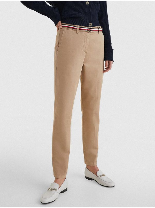 Tommy Hilfiger Beige Women's Tommy Hilfiger Hailey Chino Pants - Women