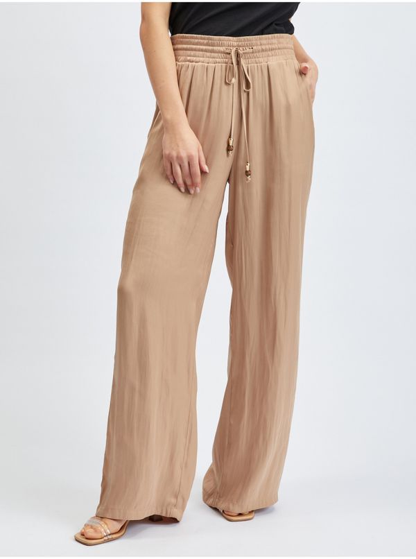 Orsay Beige women's trousers ORSAY