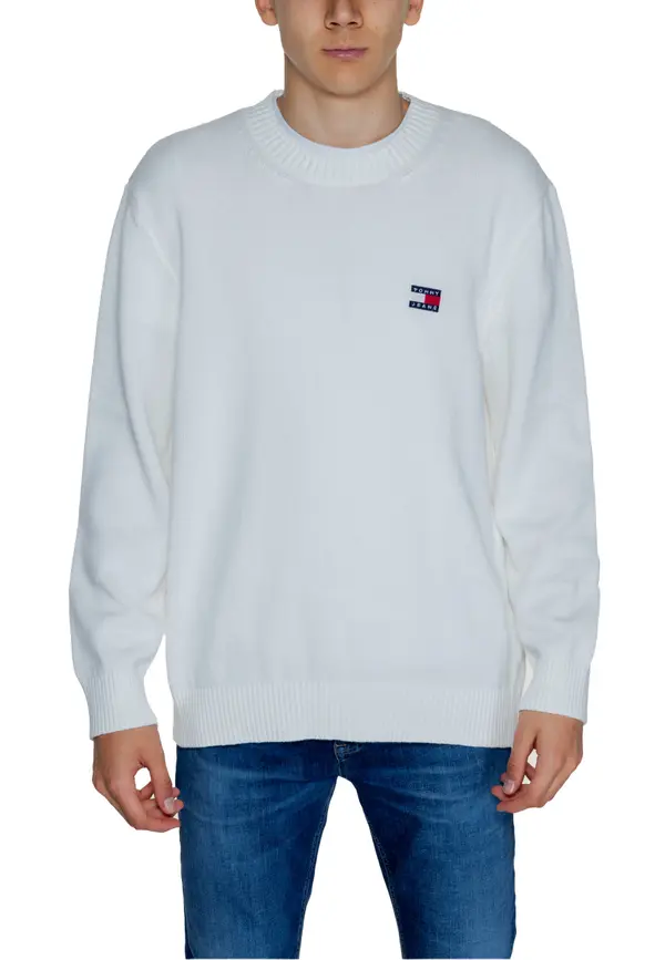 Tommy Hilfiger Jeans Bel pulover Tommy Hilfiger
