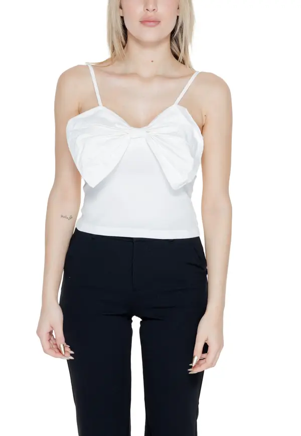 Only Bel ženski top z pentljo