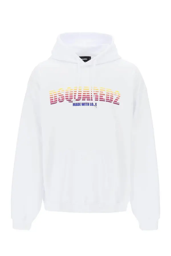 Dsquared2 Bela jopa s kapuco Dsquared2