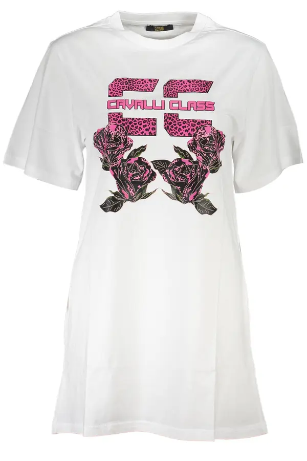 Cavalli Class Bela kratka obleka Cavalli Class