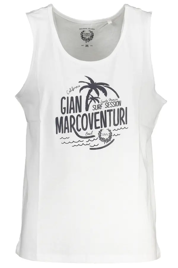 GIAN MARCO VENTURI Bela majica brez rokavov Gian Marco Venturi