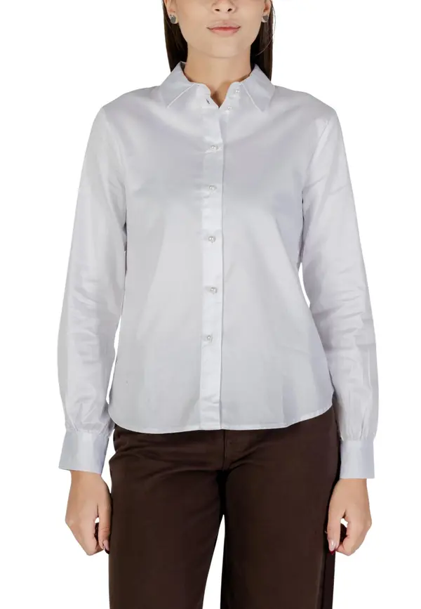 Jacqueline de Yong Bela majica Jacqueline De Yong