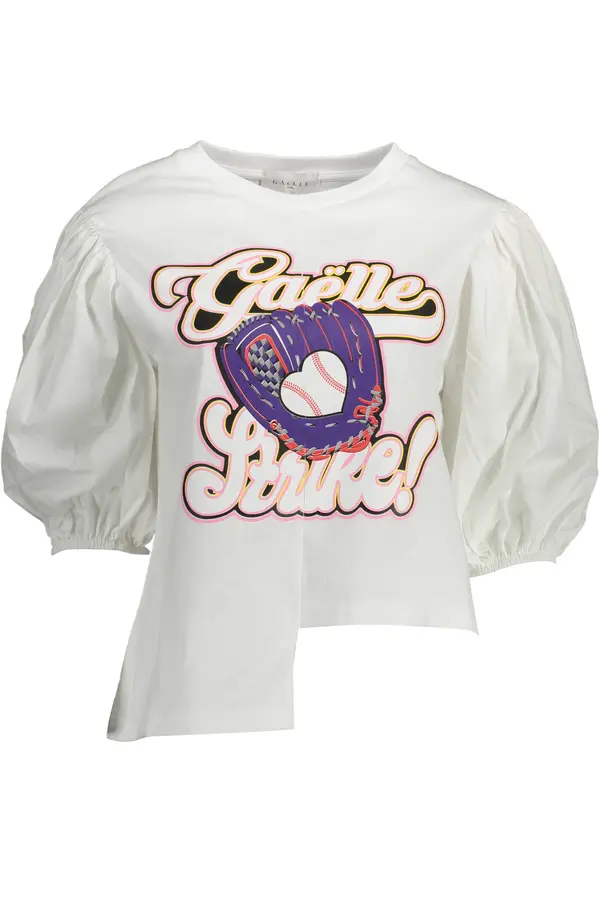 GAELLE PARIS Bela majica s 3/4 rokavi Gaelle Paris