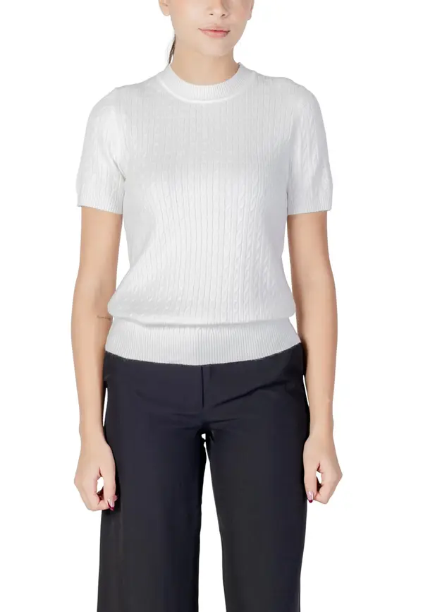 Choral Bela majica s kratkimi rokavi