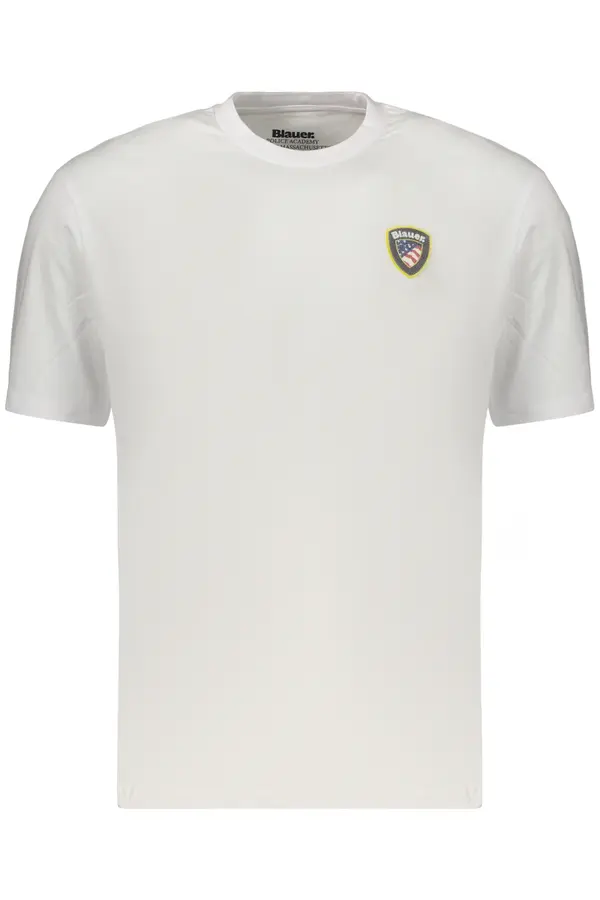 BLAUER APPAREL Bela majica s kratkimi rokavi