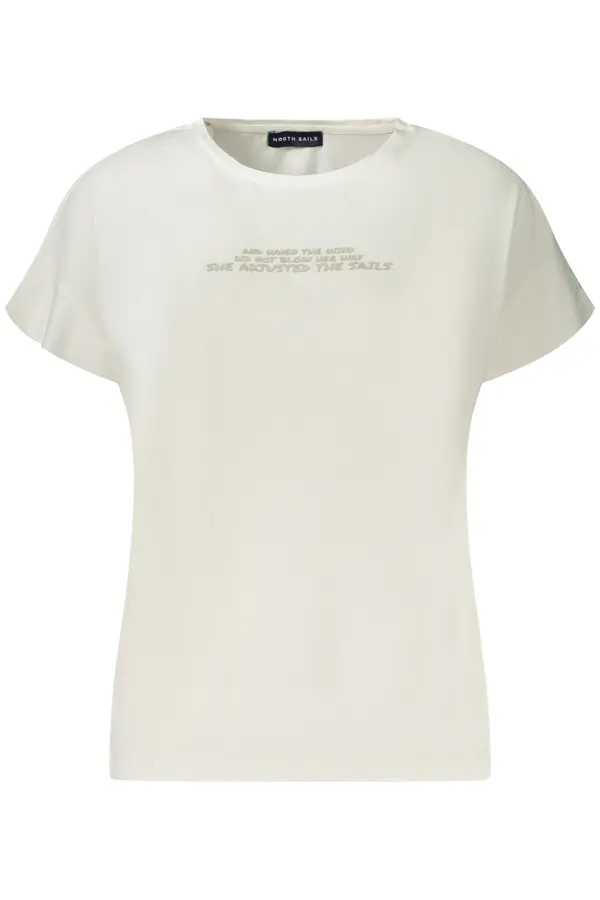 North Sails Bela majica s kratkimi rokavi North Sails
