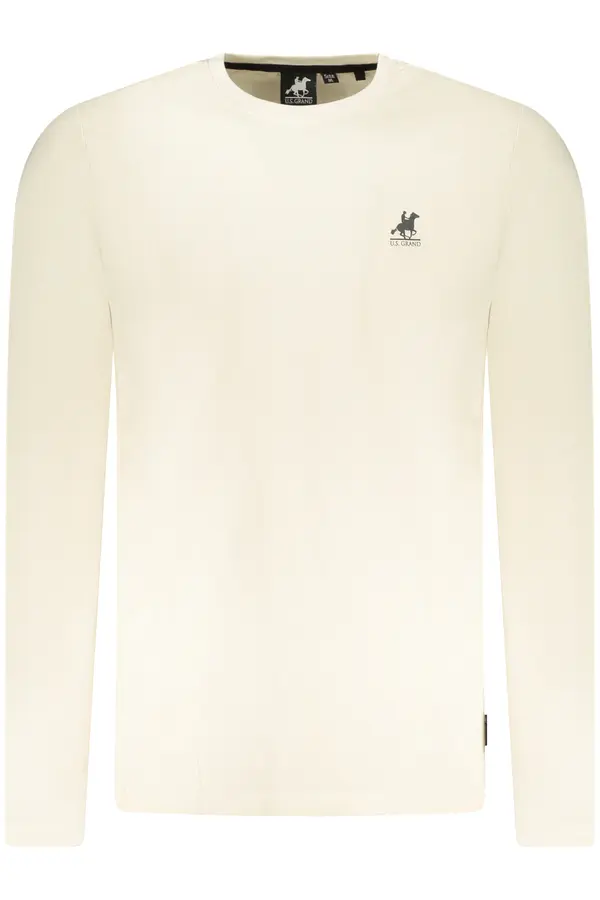U.S. GRAND Bela majica z dolgimi rokavi