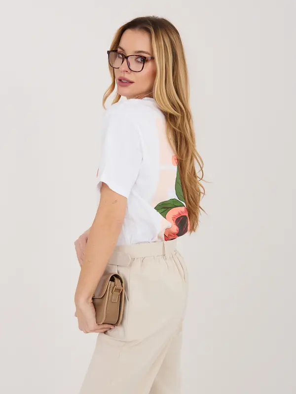 Sublevel Bela majica z napisi