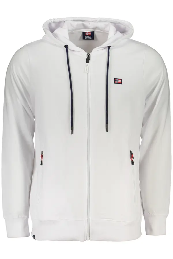 NORWAY 1963 Bela moška jopa z zadrgo Norveška 1963