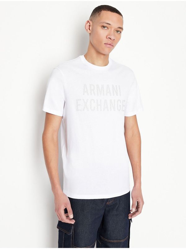 Armani Bela moška majica Armani Exchange - moški