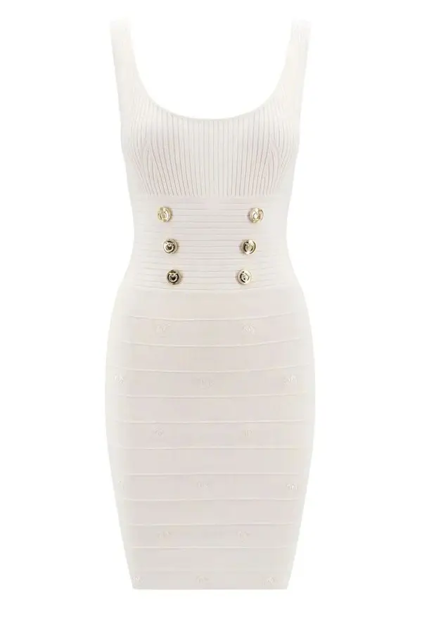 Pinko Bela oprijeta obleka Pinko