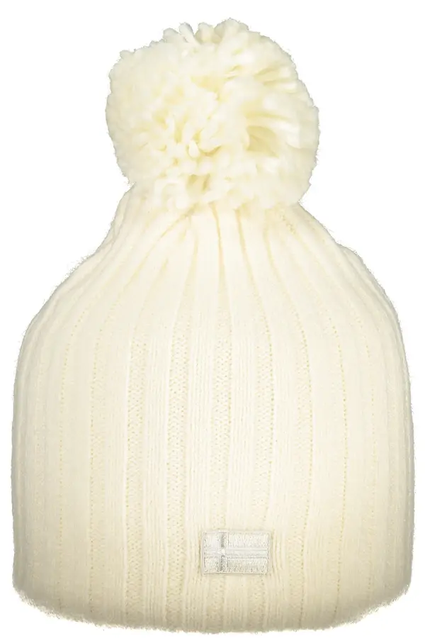 NORWAY 1963 Bela pletena kapa s cofom