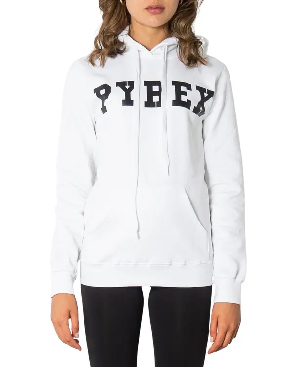 Pyrex Bela pulover s kapuco iz pireksa