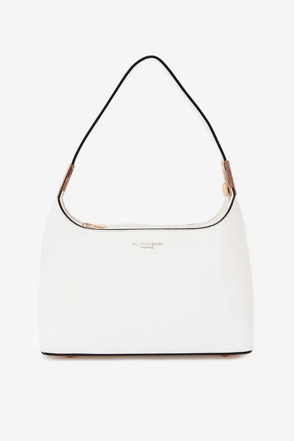 FLORA & CO Bela torbica Flora&amp;Co Gretta