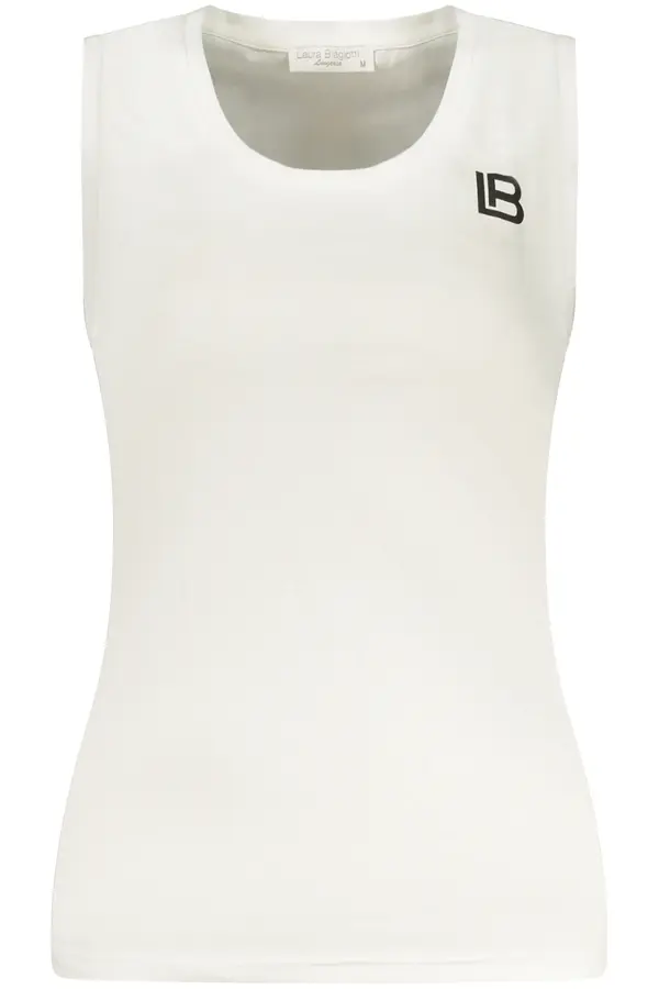 Laura Biagiotti Bela ženska majica brez rokavov z logotipom