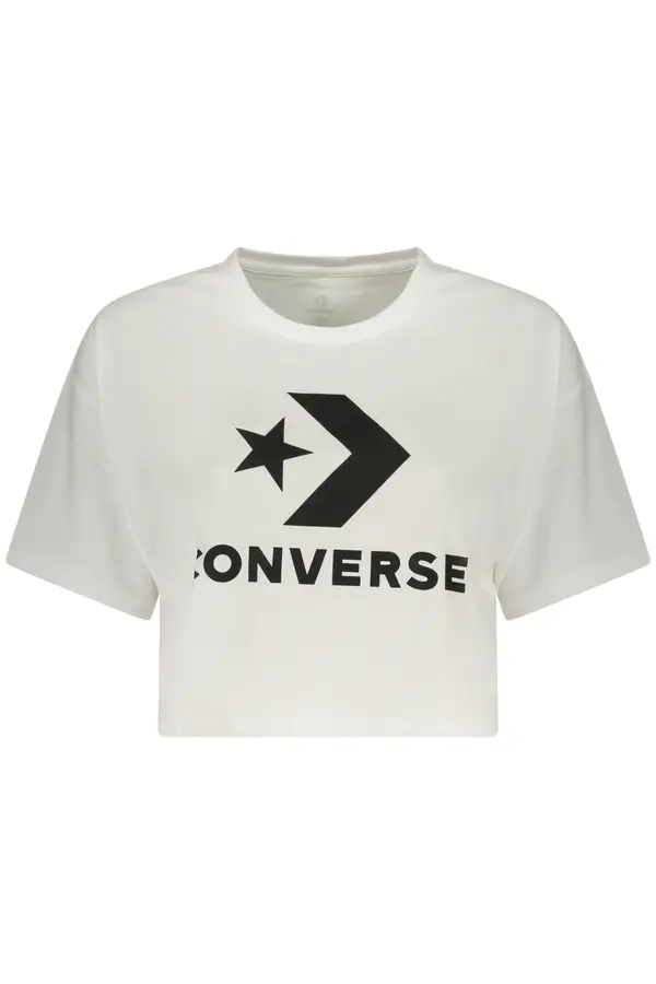 Converse Bela ženska majica s kratkimi rokavi