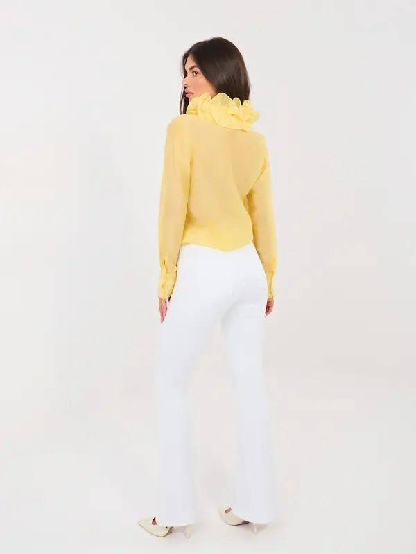 Factory Price Bele ravne kavbojke