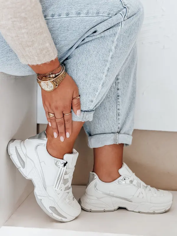 DStreet Bele ženske superge Dstreet