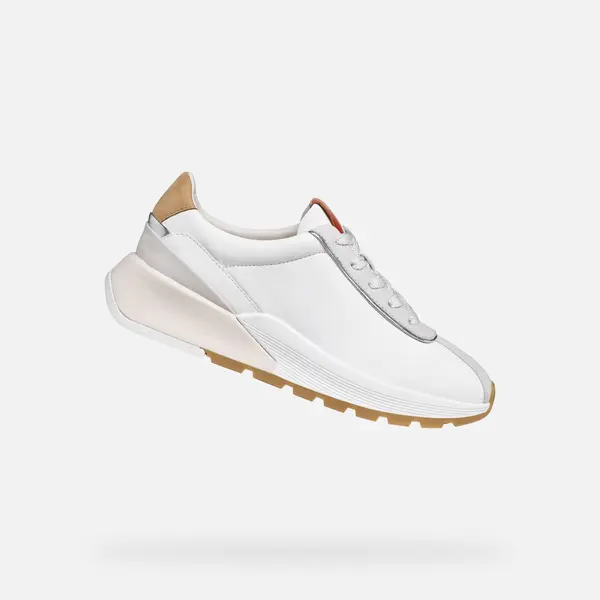 GEOX Bele ženske superge Geox Metropoli