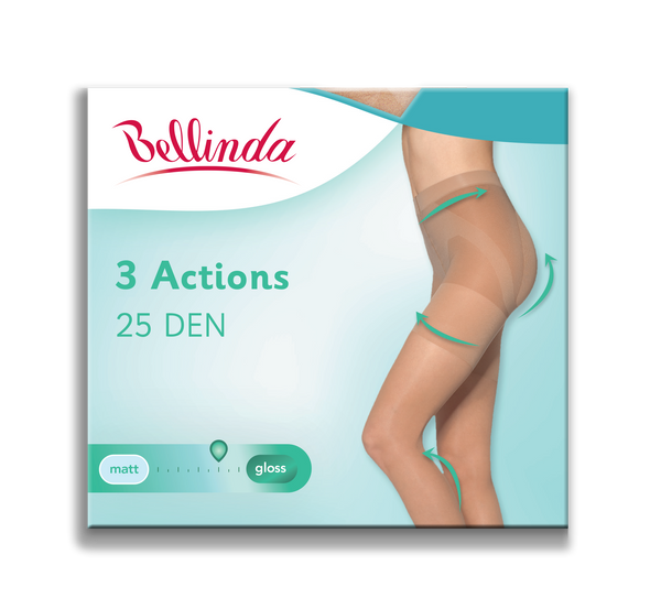 Bellinda Bellinda 3ACTIONS 25 DAY - Shaping Tights - Black