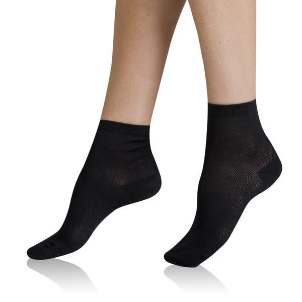 Bellinda Bellinda AIRY ANKLE SOCKS - Women's ankle socks - black