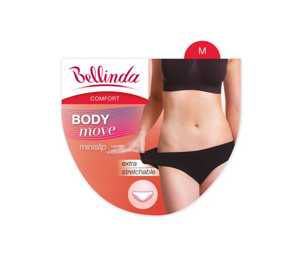 Bellinda Bellinda BODY MOVE MINISLIP - Extremely flexible women's panties - light pink