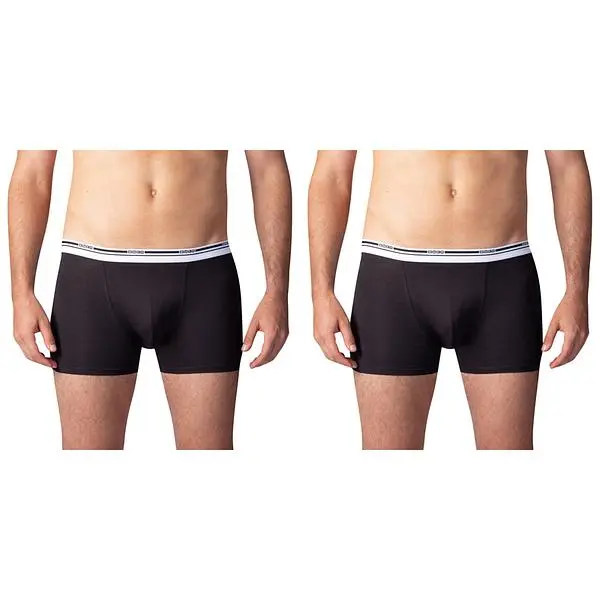 Bellinda Bellinda BOXER COLOURS 2x - Double pack of cotton boxer shorts - black