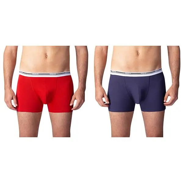 Bellinda Bellinda BOXER COLOURS 2x - Double pack of cotton boxer shorts - red - blue