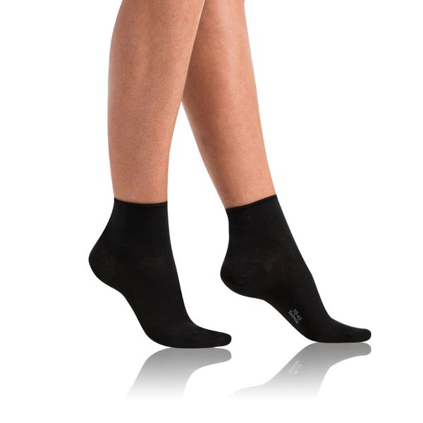 Bellinda Bellinda GREEN ECOSMART COMFORT SOCKS - Women's socks made of organic cotton with non-pressing hem - black