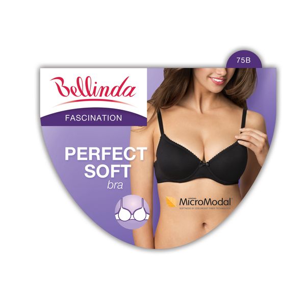 Bellinda Bellinda PERFECT SOFT BRA - PADDED SOFT BRA - BLACK