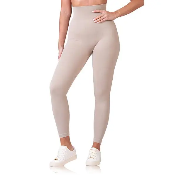 Bellinda Bellinda RELAX & GO RIB OPTIC LEGGINGS - Women's fashion leggings - taupe