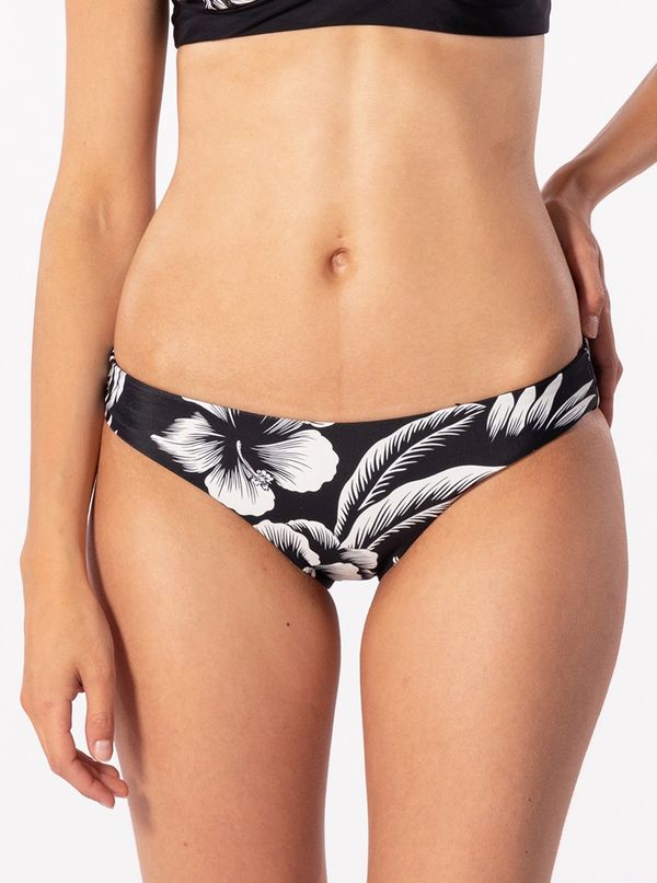 Rip Curl Belo-črni ženski cvetlični bikini spodnji rip curl