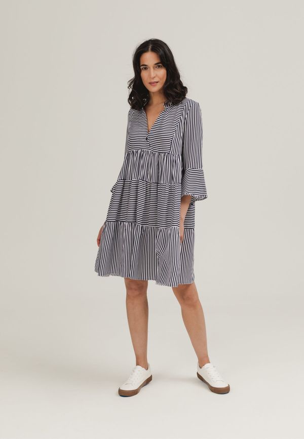 Benedict Harper Benedict Harper Woman's Dress Madison Navy Stripes