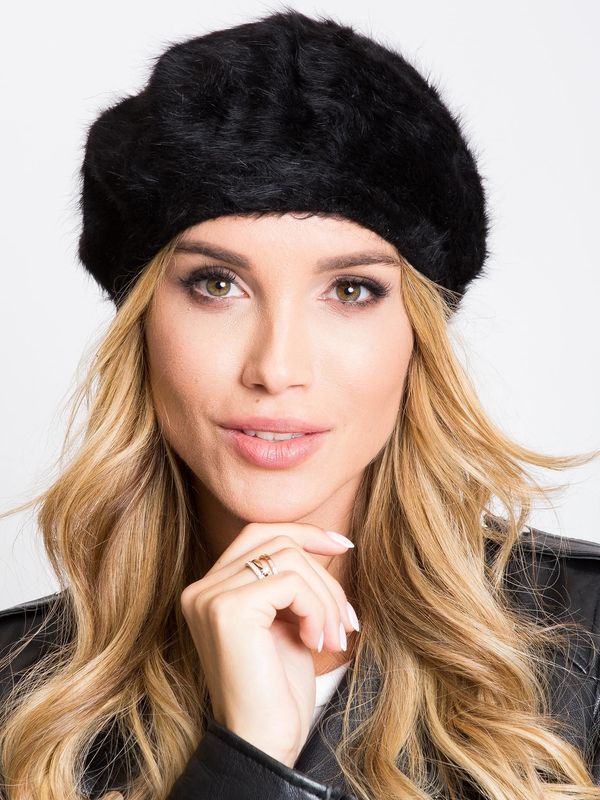 Fashionhunters Beret Fashionhunters i523_AT-CZ-82.44czarny