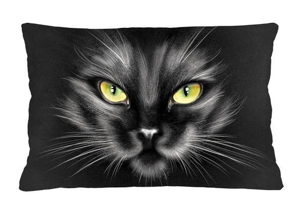 Bertoni Home Bertoni Home Unisex's Rectangular Pillow Nero