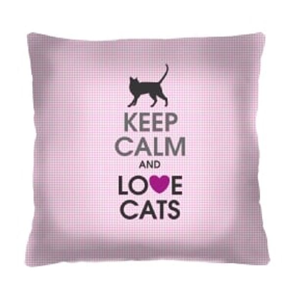 Bertoni Home Bertoni Home Unisex's Square Pillow Love Cats